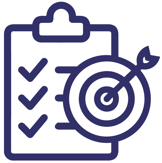 Checklist With Target Icon